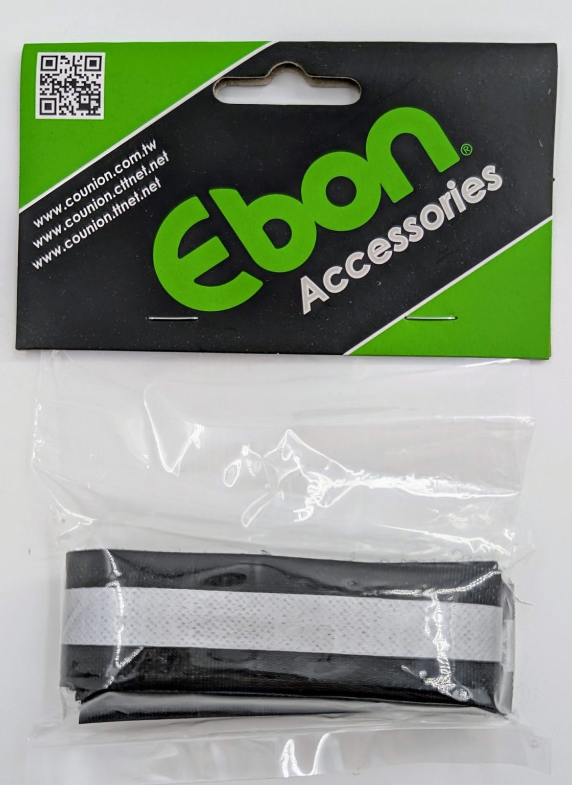 Black Trouser Bands Velcro reflector