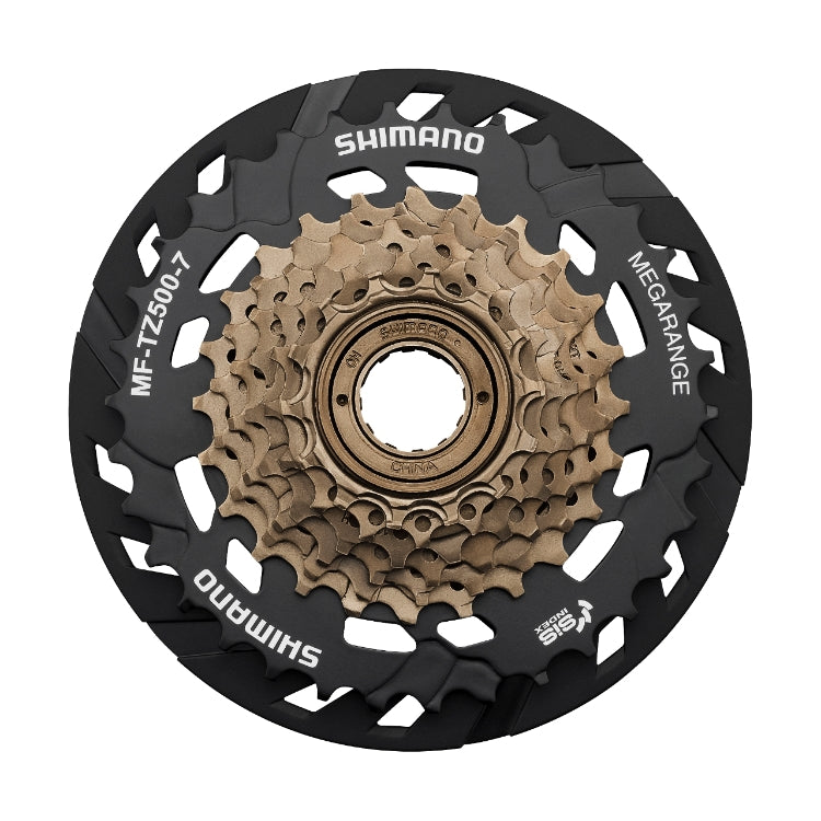 Shimano Tourney TZ500 freewheel 7 speed 14-28 with guard