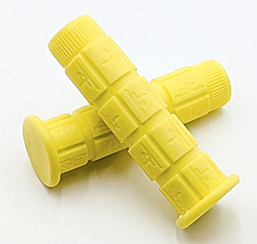 Grip Yellow 120mm soft comfort rubber