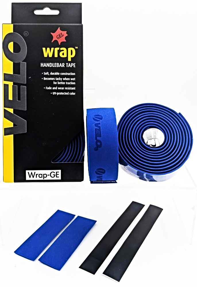 * VELO* Handlebar tape blue cork with Gel