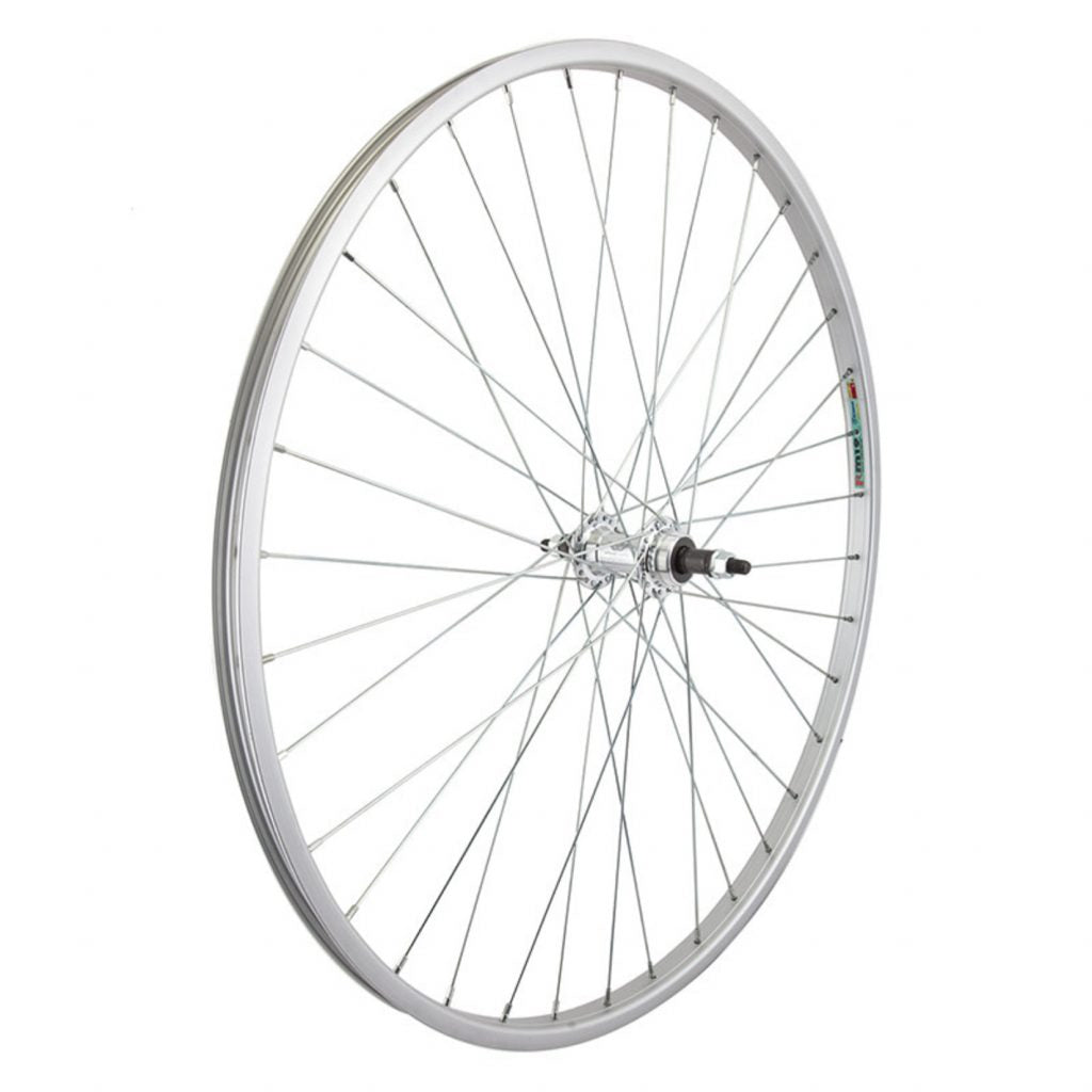 27×1 1/4 freewheel silver alloy with nuts