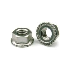 Hub Nuts Flanged 3/8” x 26T