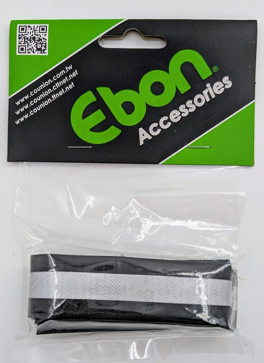 Black Trouser Bands Velcro reflector