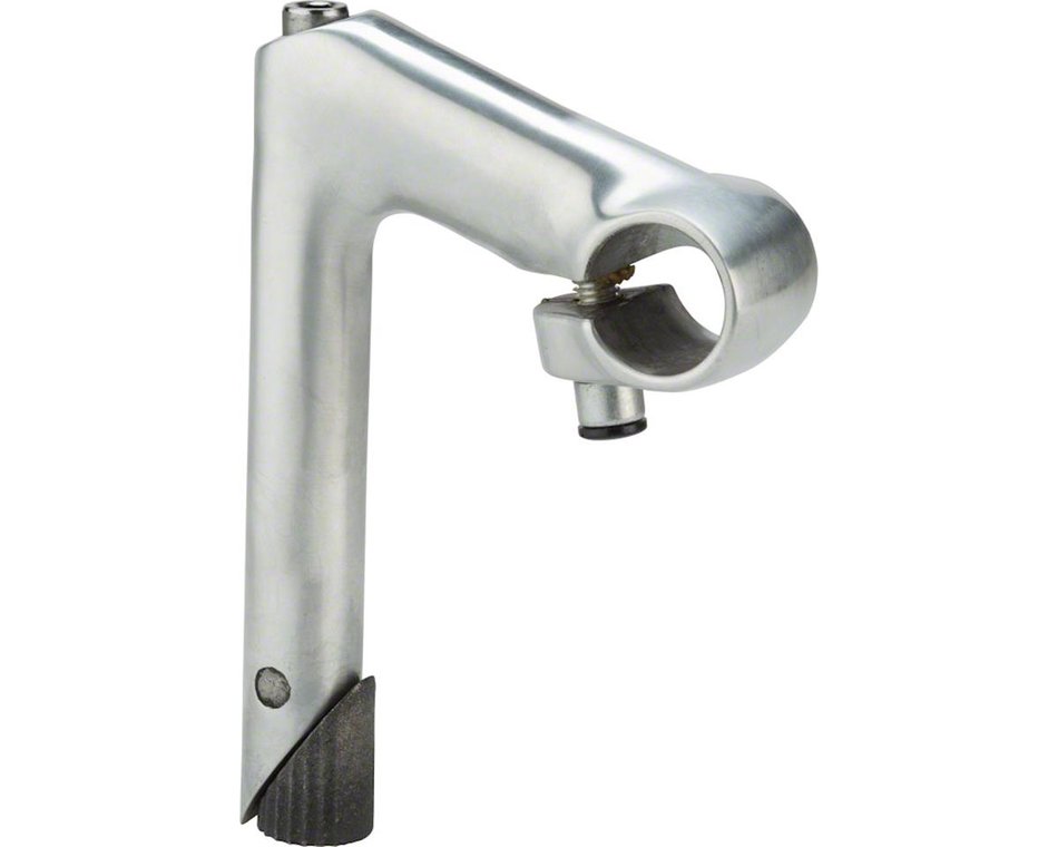 Stem 25.4mm clamp silver alloy ext: 100mm post: 22.2mm
