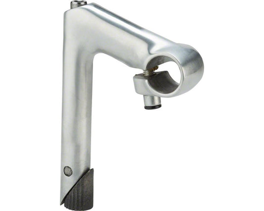 Stem 25.4mm clamp silver alloy ext: 80mm post: 22.2mm