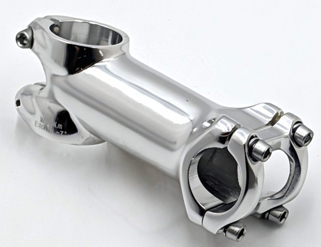Stem 31.8mm clamp silver alloy ext: 80m column: 28.6mm