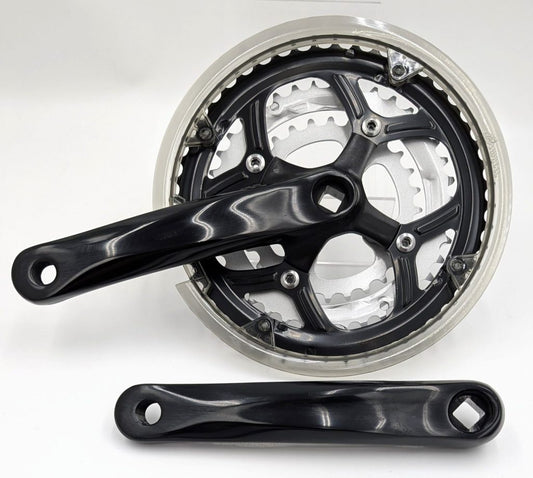 Vuelta crank 9/8/7/6 speed 48/38/28 170mm black alloy