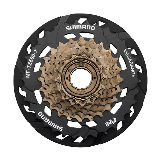 Shimano Tourney TZ500 freewheel 7 speed 14-28 with guard