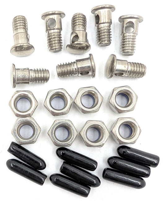 Stainless mounting hardware for BBC fenders