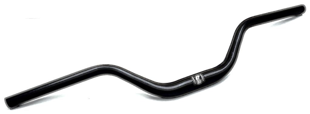 Handlebar 31.8mm black alloy with 86mm elevation