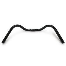 Handlebar 25.4mm black alloy with 65mm rise