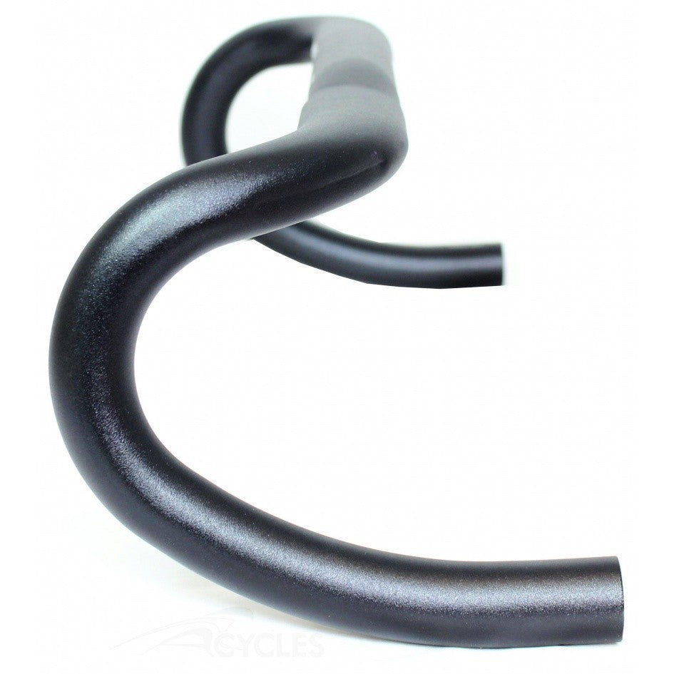 Handlebar 31.8mm Road Areo alliage noir width 420mm