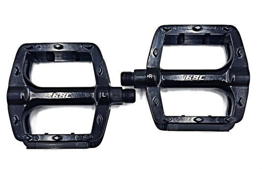 Pedal “BBC” black alloy with 9/16″ axle