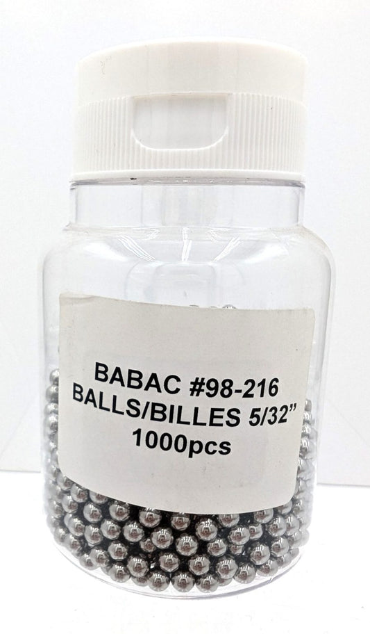 Ball 5/32″ bearings 1000/pcs per bottle