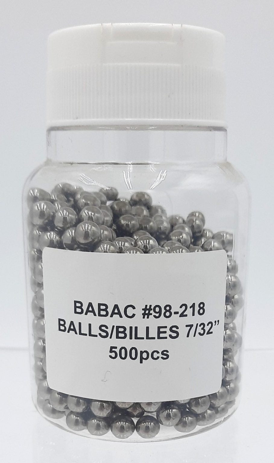 Ball 7/32″ bearings 500/pcs per bottle