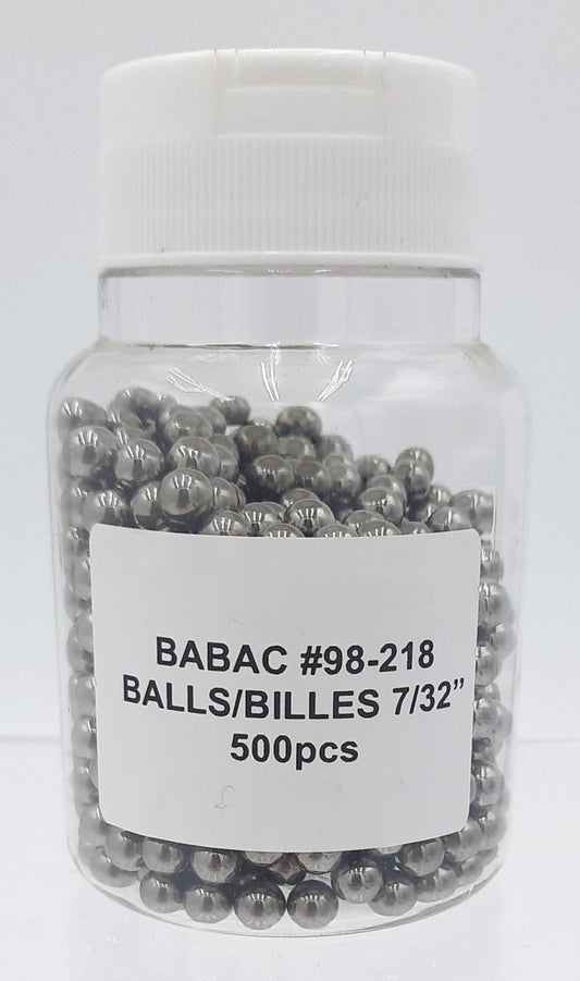 Ball 7/32″ bearings 500/pcs per bottle