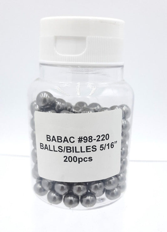 Ball 5/16″ bearings 200/pcs per bottle