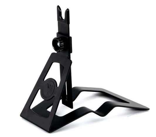 Floor bicycle display stand for rear wheel adjustable size
