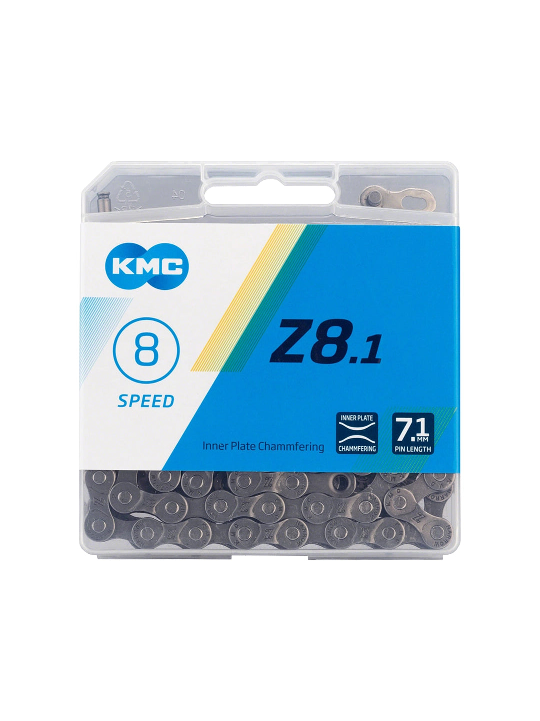 KMC Z8.1 chain 8 speed Grey 116 links