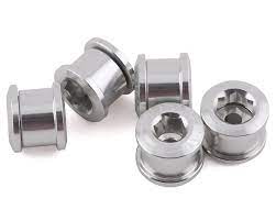 Chrome bolts & nuts for single speed chainwheel