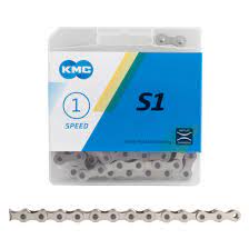 KMC S1 silver 1/2″ x 1/8″ 112 links