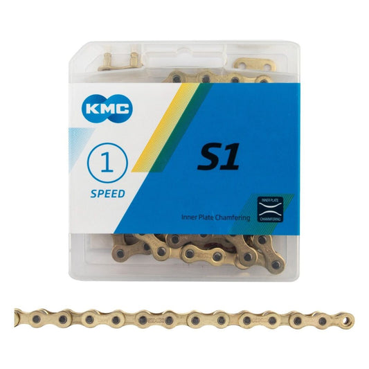 KMC S1 gold 1/2″ x 1/8″ 112 links